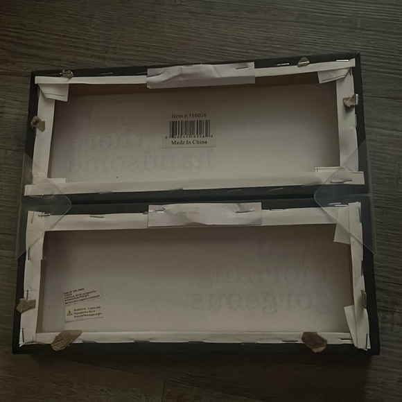 2 separate signs sold together. There are a couple little dents - Picture 3 of 3